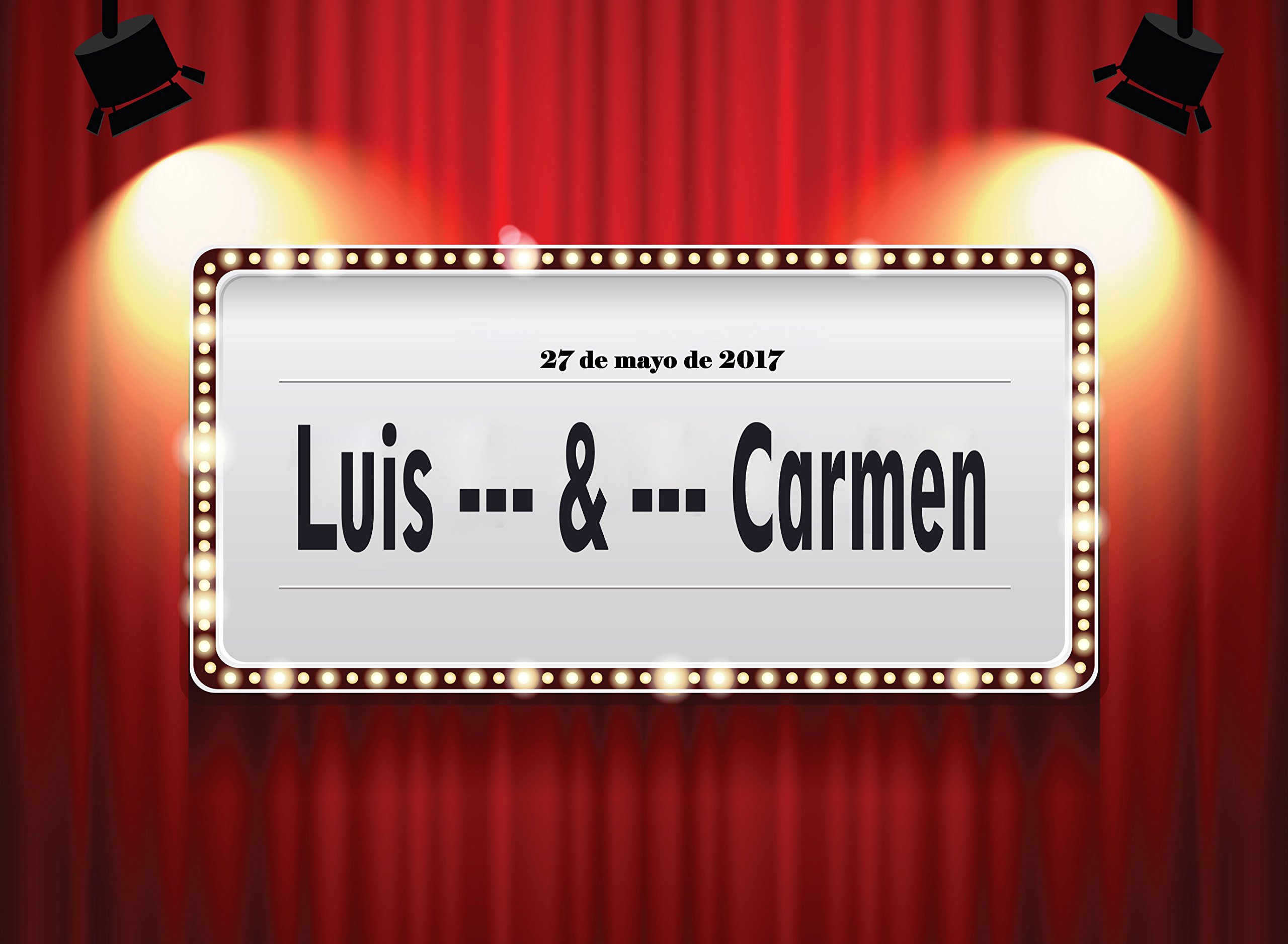 Oedim Photocall Flexible 100% Personalizado Cine peliculas Talla XX con Soporte X 250x180 | Expositor publicitario Fabricado en Lona Montados sobre Banners con Soporte X