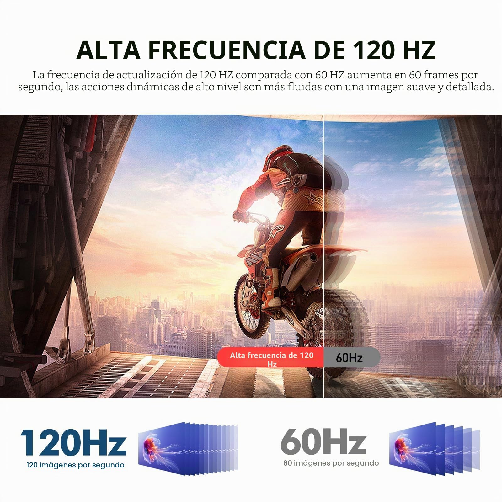 Gawfolk Monitor curvo de 24,5 pulgadas con altavoces integrados, 3000R 120 Hz PC Gaming pantalla Full HD 1080P, HDMI 2.0, VGA, VESA 75 x 75 mm