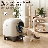 Devoko 90L Self cleaning cat litter tray,APP Control,6 safety sensors,Easy Clean litter robot,Extra Large litter boxes for Multiple Cats,Anti-pinch Smart Robot,Automatic cat litter tray for Multi-Cats - 3