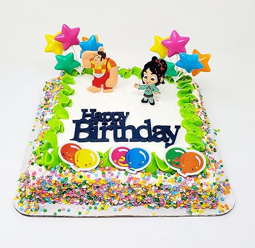 Miniatura 5 de Wreck It Ralph - Juego de decoración para tartas con Vanellope y Ralph (diseño único)