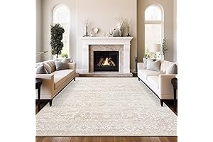 Cozy 8x10 Beige Area Rug: Beautify Your Living Room
