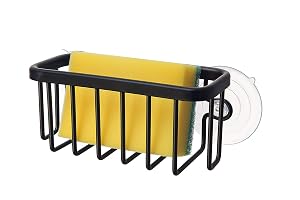 SunnyPoint NeverRust Kitchen Bathroom Sink Caddy for Sponges Scrubbers Soap 6 x 2 5 x 2 65 with