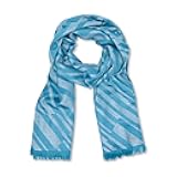 Calvin Klein Women's Diagonal Stripe Metallic Lightweight Scarf