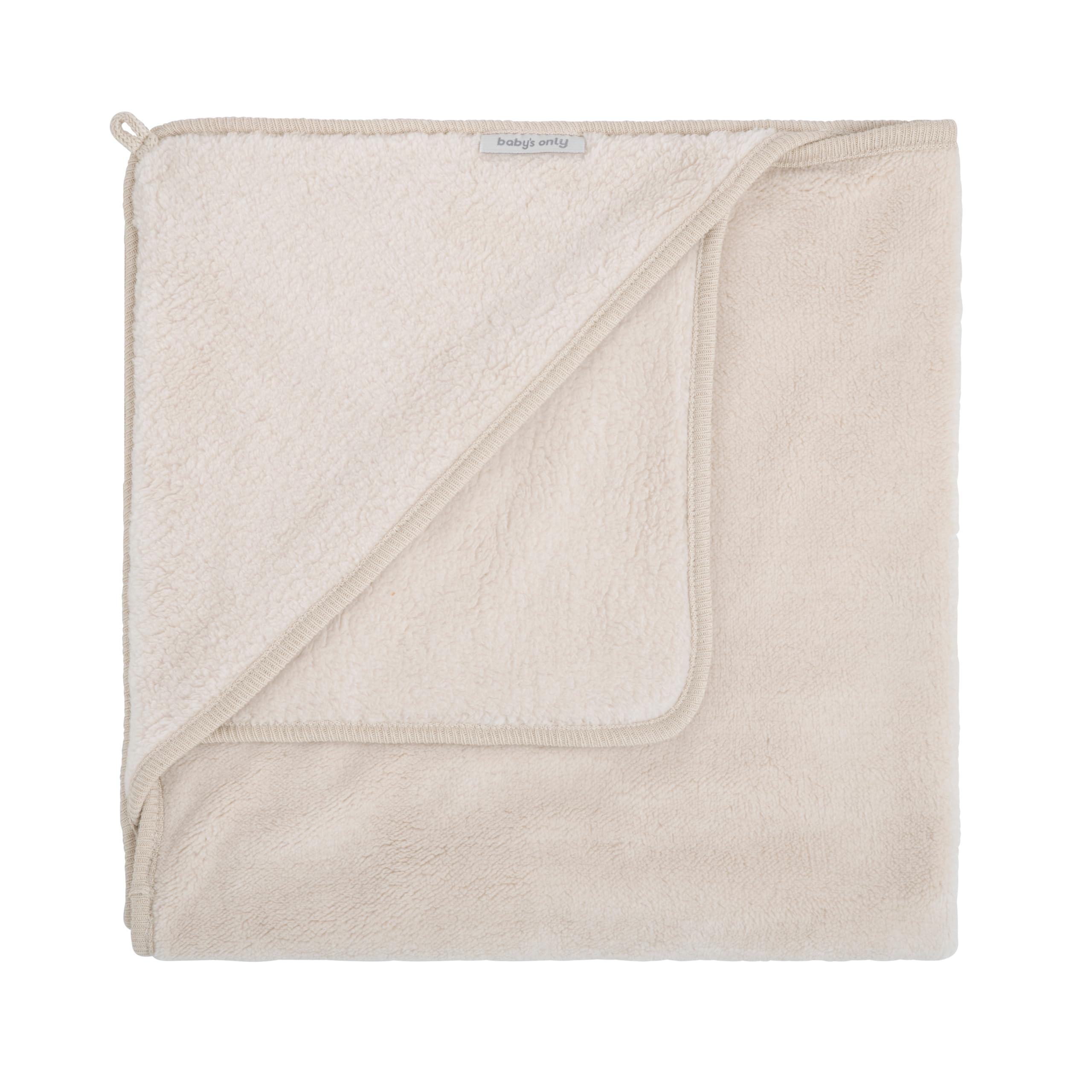 Baby's Only - Hooded baby blanket Cozy - Warm Linen - 75x75 cm โ image 1