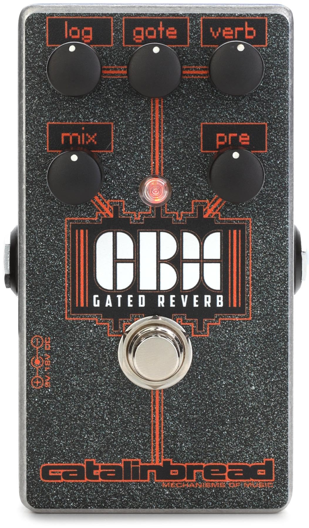 Catalinbread CBX Gated Reverb Pedal - Premium Gated Reverb Effects with Customizable Preamp, Adjustable Gate, Lag Control, and Wet/Dry Mix for Professional Sound Quality