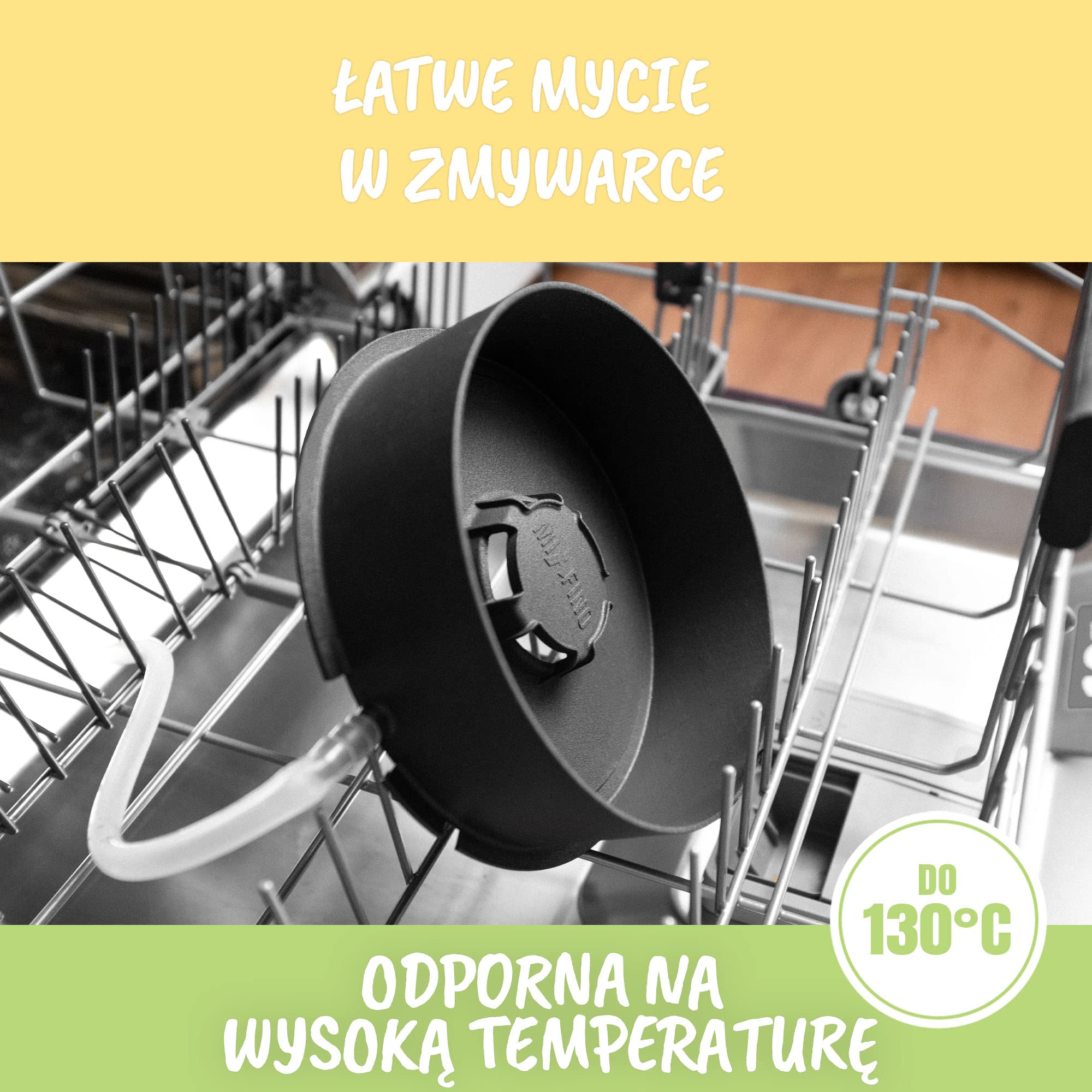 MixFino Sokownik Parowy do Monsieur Cuisine Connect Smart Trend | Nasadka do MC Connect Smart Trend · PP i silikon platynowy · duże ilości owoców na sok, galaretki i syrop · e-book przepisów