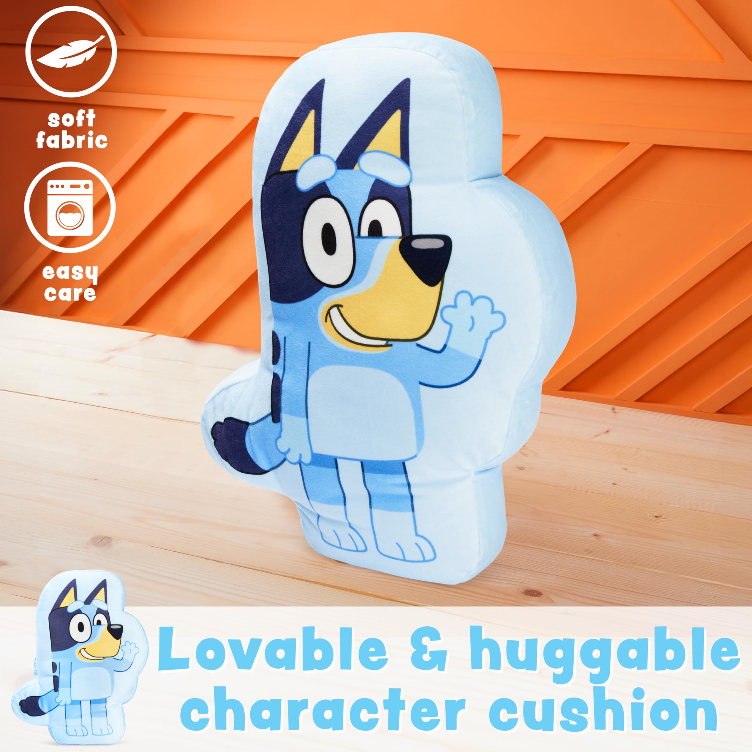 BlueY Plüsch Kissen Kinder, Geformtes Kinder Kuschelkissen, Deko Kissen für Kinderzimmer, Geschenke für Mädchen & Jungs