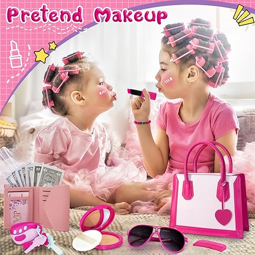 Miniatura 2 de Alritz Juego de monedero para niños pequeños, juguetes de princesa para niñas de 3, 4, 5, 6, 7, 8 años, regalos de cumpleaños, primer juego de