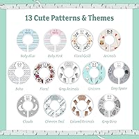 Vista 7 de Baby Nest Designs - Divisores para clóset de bebé (Unisex)