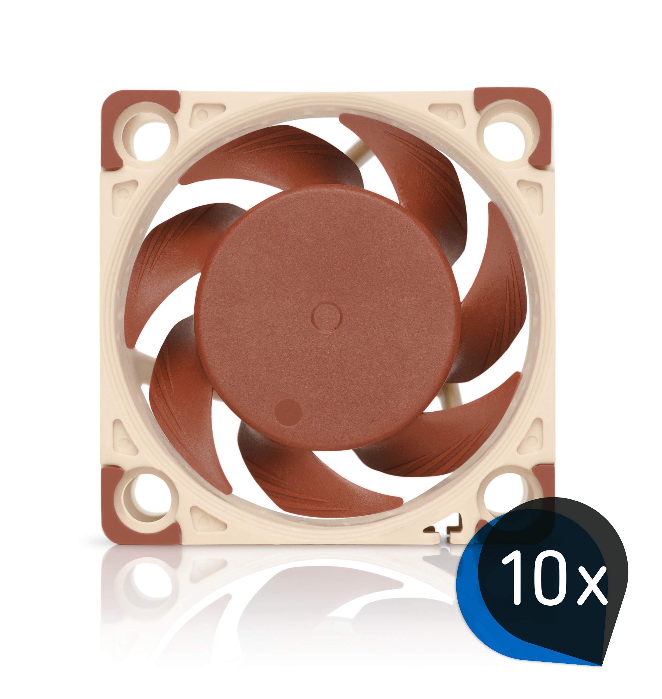 Noctua Bundle: 10x NF-A4x20 PWM, Leiser Premium-Lüfter, 4-Pin (40x20mm, Braun)