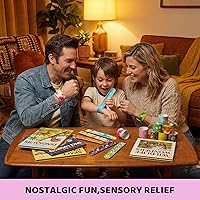 Vista 6 de POPLAY 48 pulseras para niños, pulseras a presión a granel, pulseras de teñido anudado a granel, regalos de fiesta de fin de año, premios de aula