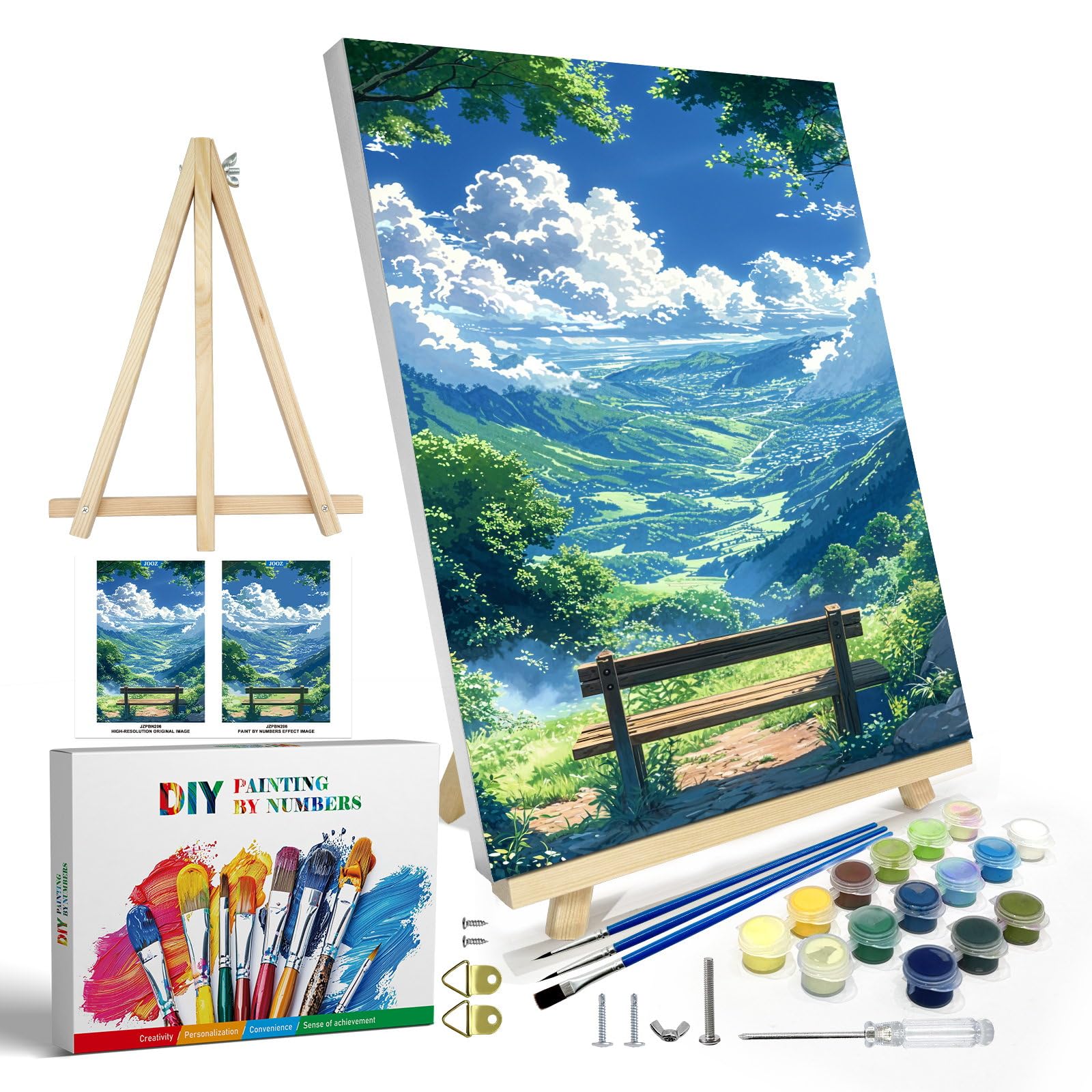 Amazon.com: JOOZ Paint by Numbers kit for Adults with Frame