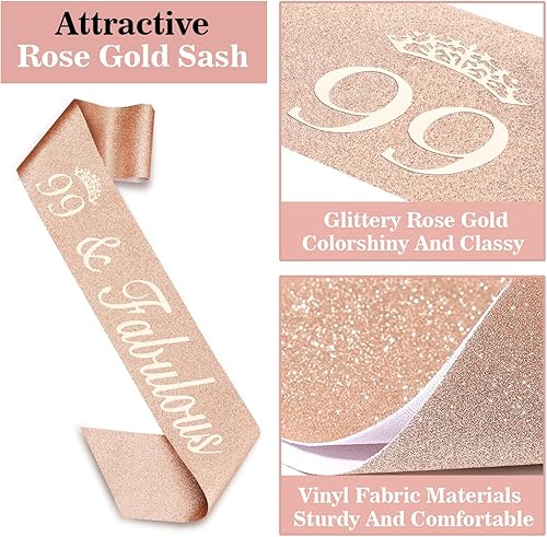 Miniatura 37 de Decoraciones de cumpleaños de 38 años para mujeres, incluyendo banda de cumpleaños, tiara/corona, velas numéricas y decoración de pastel, regalos