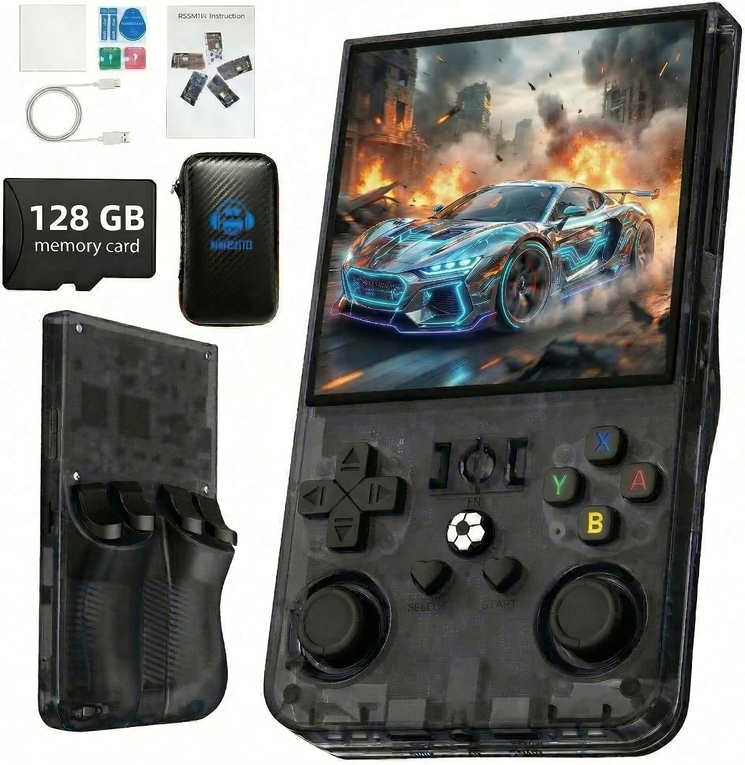 R36MAX Handheld Retro Game Console,4.0″...