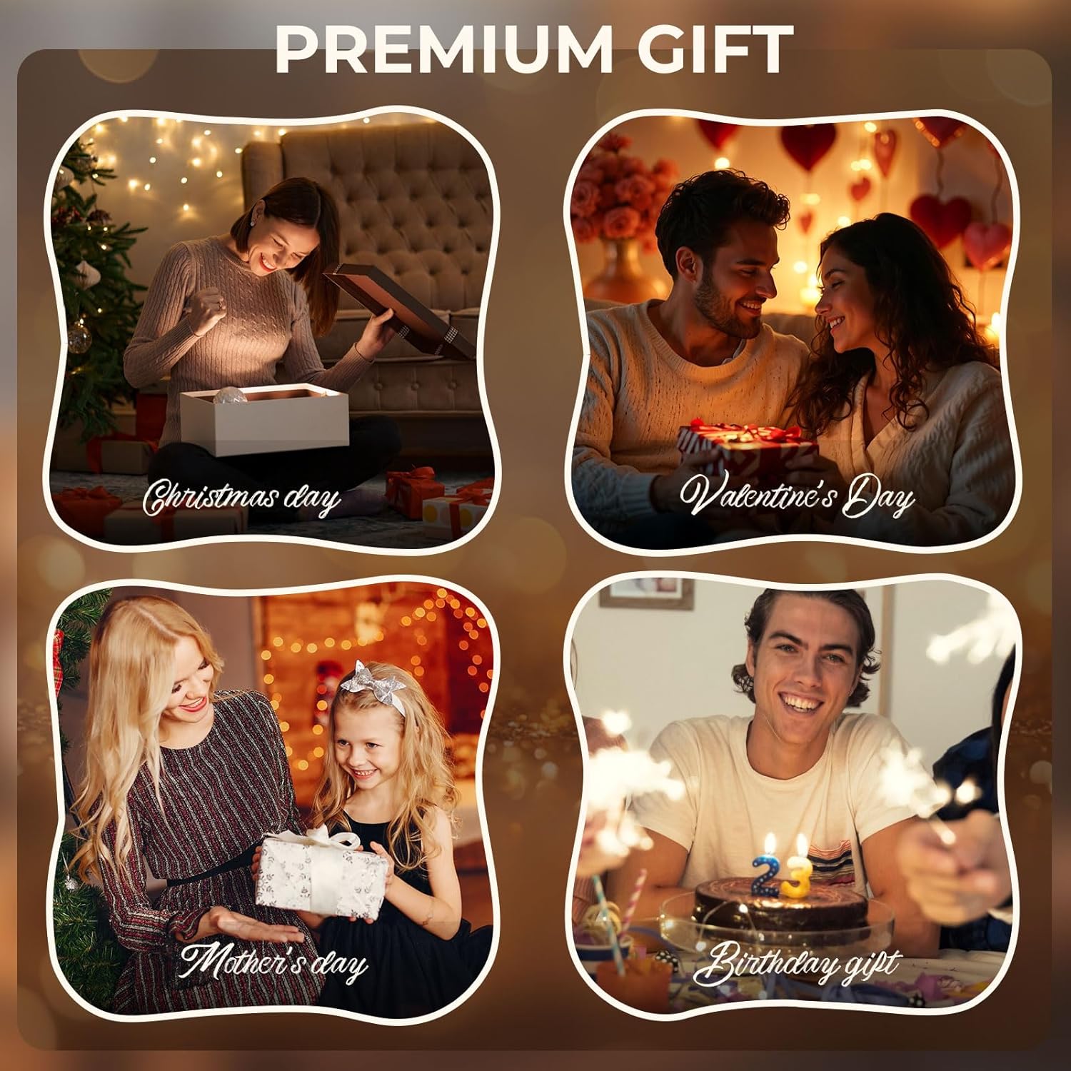 Candle Warmer Lp with Timer and Wirel Remote Control, Dimmable Candle