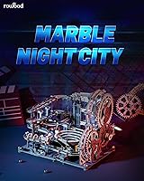 Vista 2 de RoWood Rompecabezas 3D para adultos, kits de modelos para adultos para construir, rompecabezas de madera, regalos de cumpleaños de Navidad - Marble