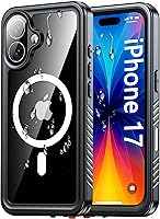 Vista 9 de Oterkin Funda impermeable para iPhone 16, funda de cuerpo completo 360° resistente 16 con protector de pantalla HD integrado y protector de cámara