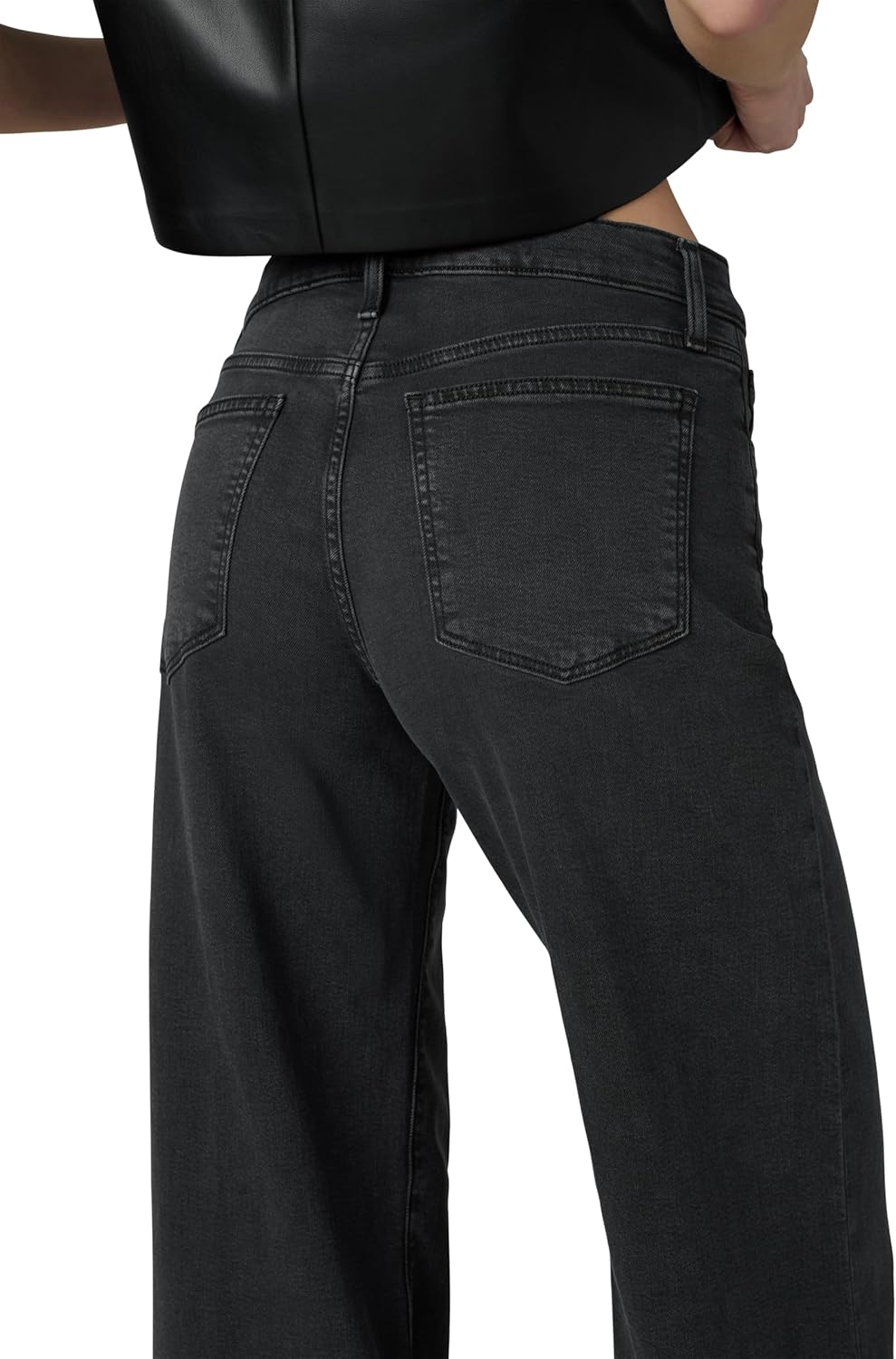 Joe's Women's The Lou Lou Low Rise Wide Leg Jeans - Image 5