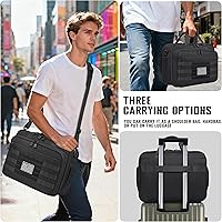 Vista 2 de Tactical Messenger Laptop Bag Large Military Briefcase 17.3 Inch Computer Work Office Bag for Men YKK-Zippers