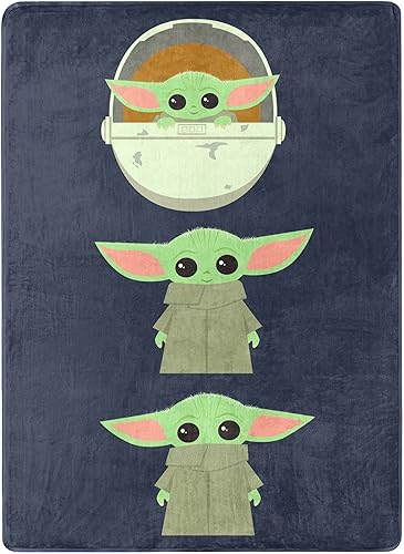 Northwest Star Wars - Manta de seda The Mandalorian, 46 x 60 pulgadas, Expressions