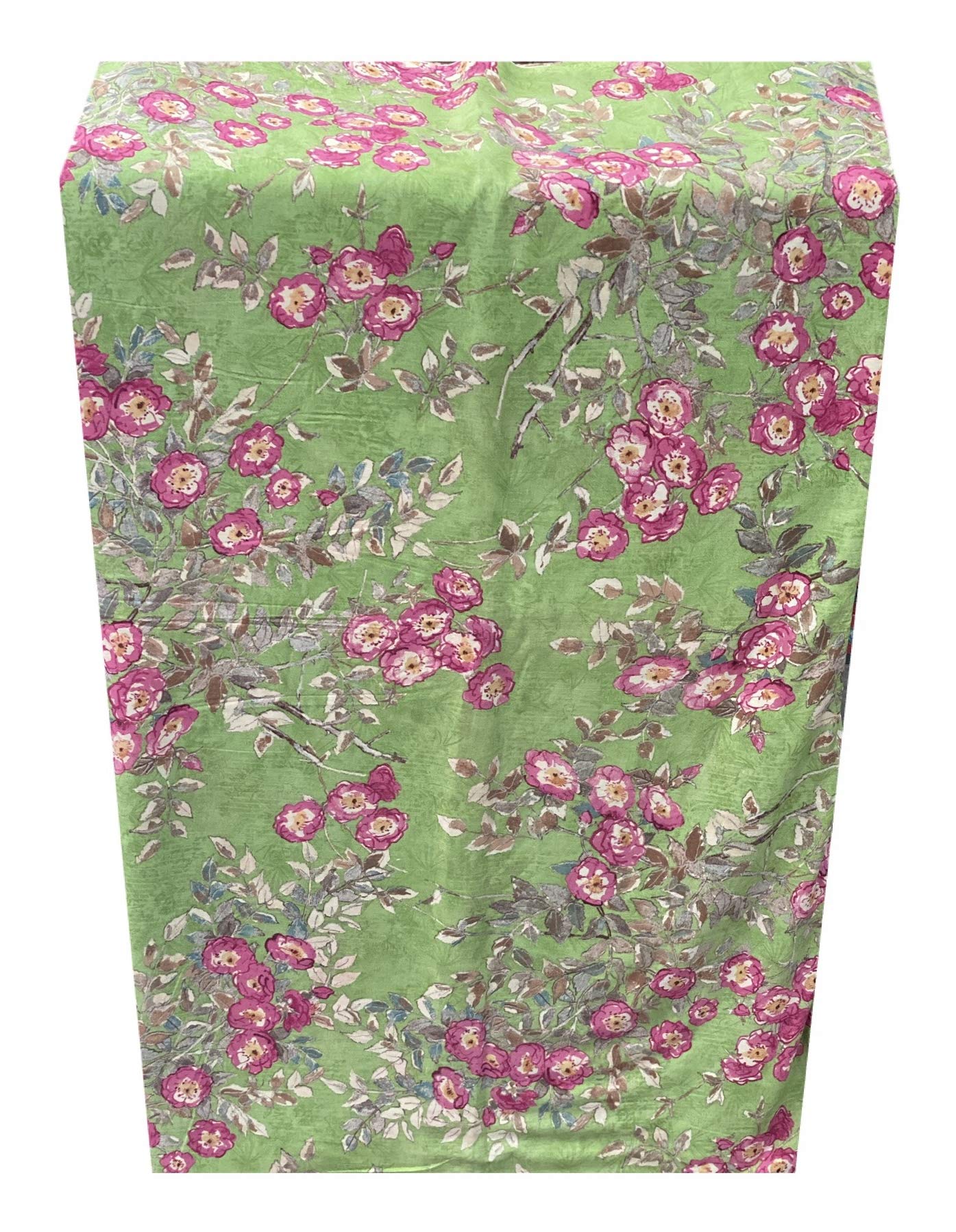 VIRGINIA Cotton Garden Mill Print (Unstitched Fabric for Women, Width 44 inches, Length: 2 or 2.5 or 3 meters, Color: 4 Available) D#9