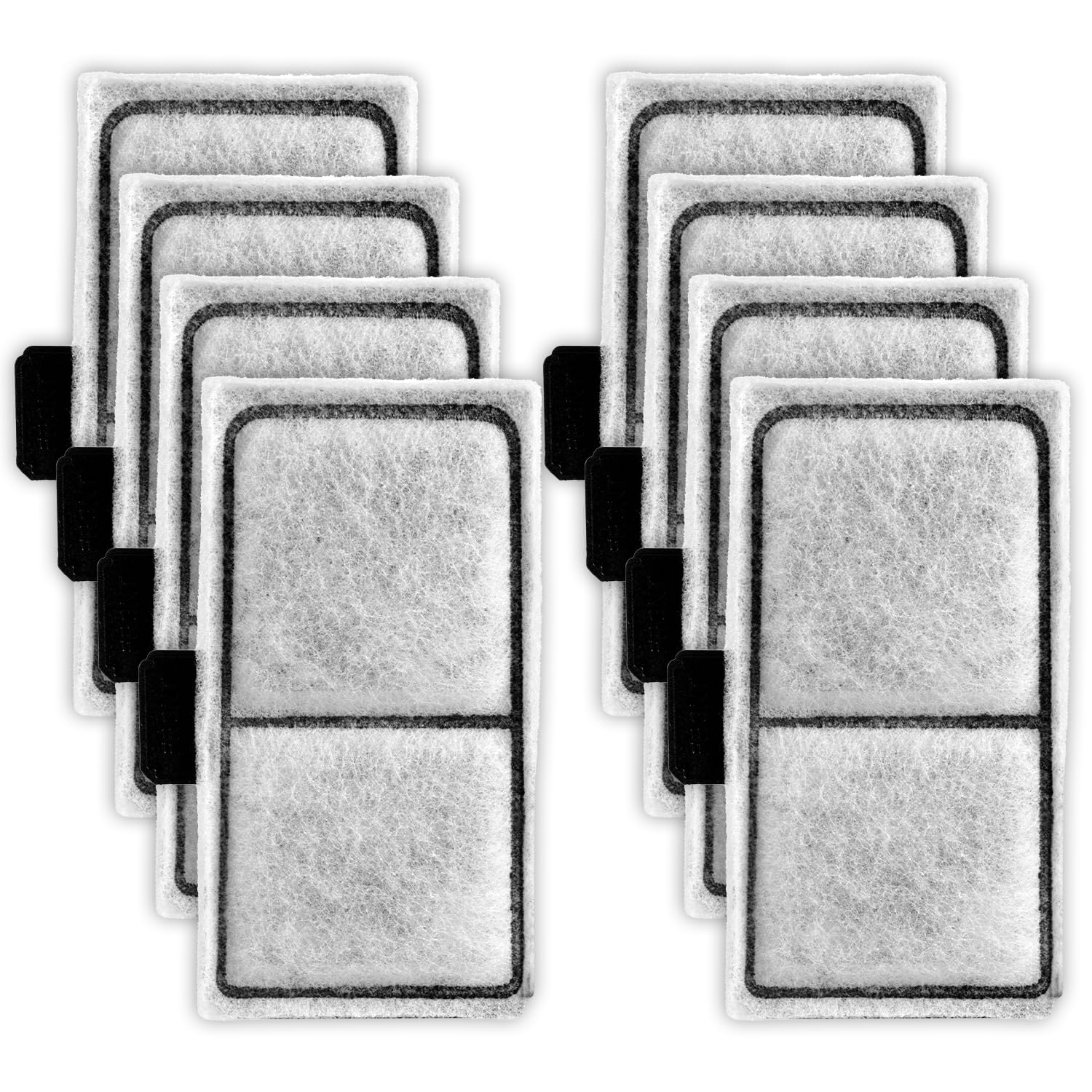 NQEUEPN 8pcs Filter Cartridges Compatible with Top Fin EF-S