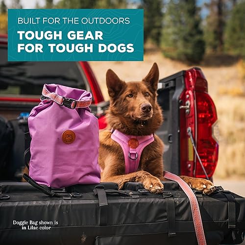 Vista 10 de Wilderdog Bolsa para perros - Resistente al agua, portador de croquetas portátil y taza de acero inoxidable - Negro