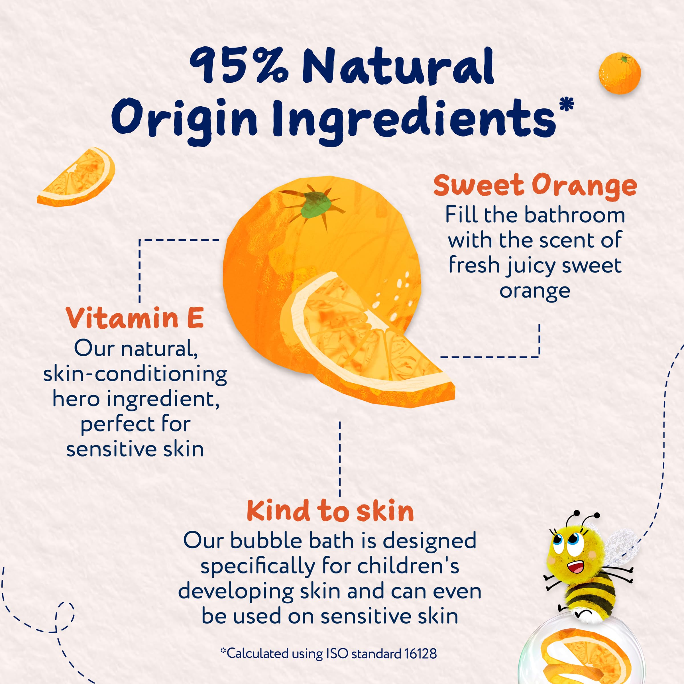 Childs Farm Kids Bubble Bath, Sweet Orange, 500 ml (Pack of 1) - Image 4