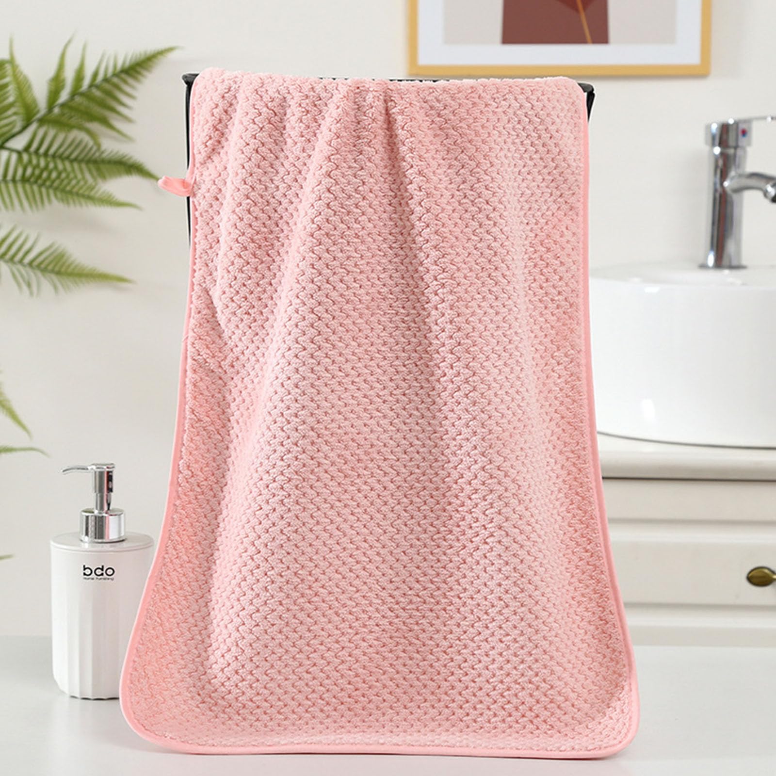 Soft Absorbent Cotton Bath Towels 13 78x29 53 Inches - Quick-Drying Bathroom Towels for Gym Spa Pool Travel