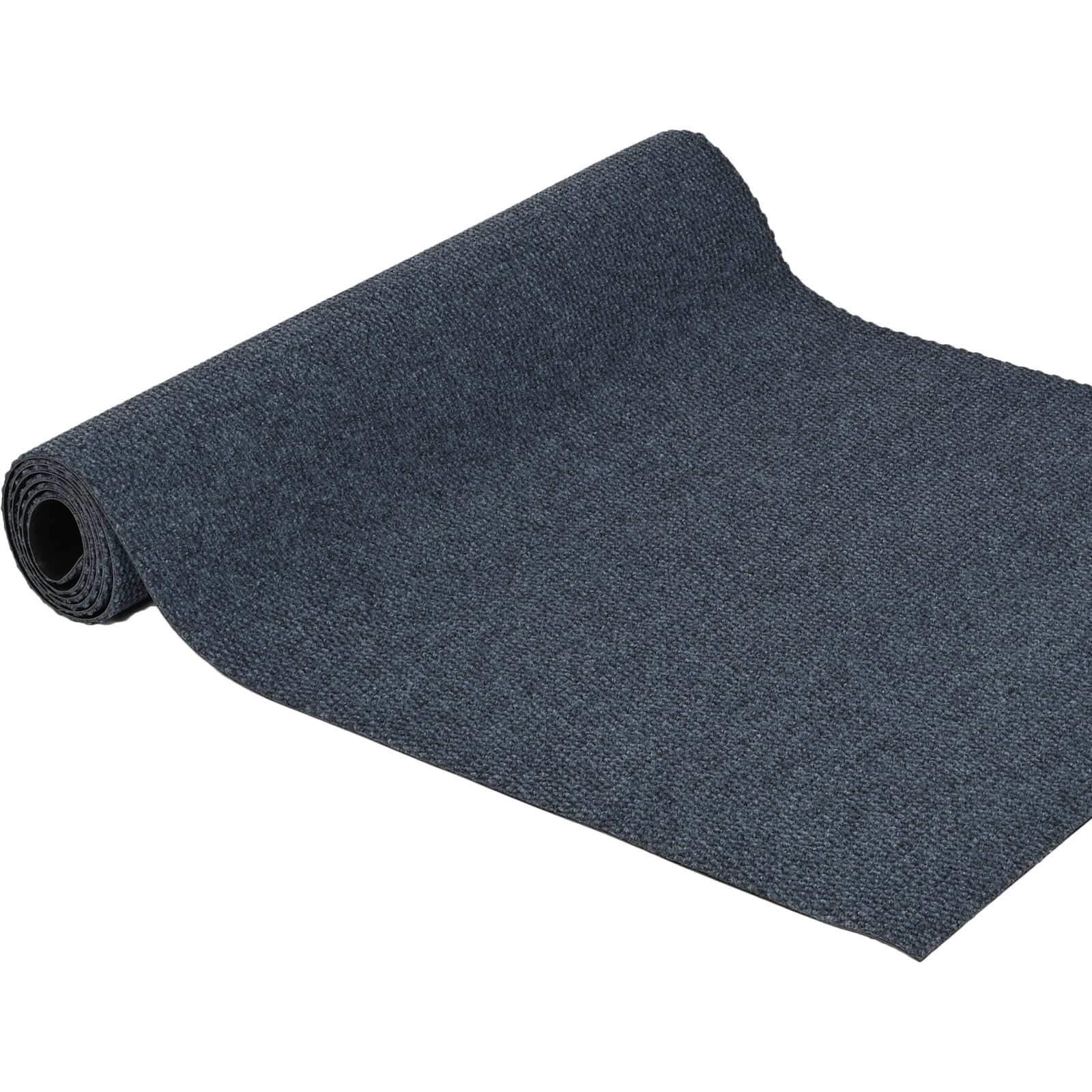 90x300cm Teppich Läufer Flur rutschfest Schmutzfangmatte Grau | 3m Langer Teppichläufer PVC Waschbar Flurteppich Schmutzfangläufer Küchenteppich Meterware Fußmatte für Eingänge, Küche, Büro