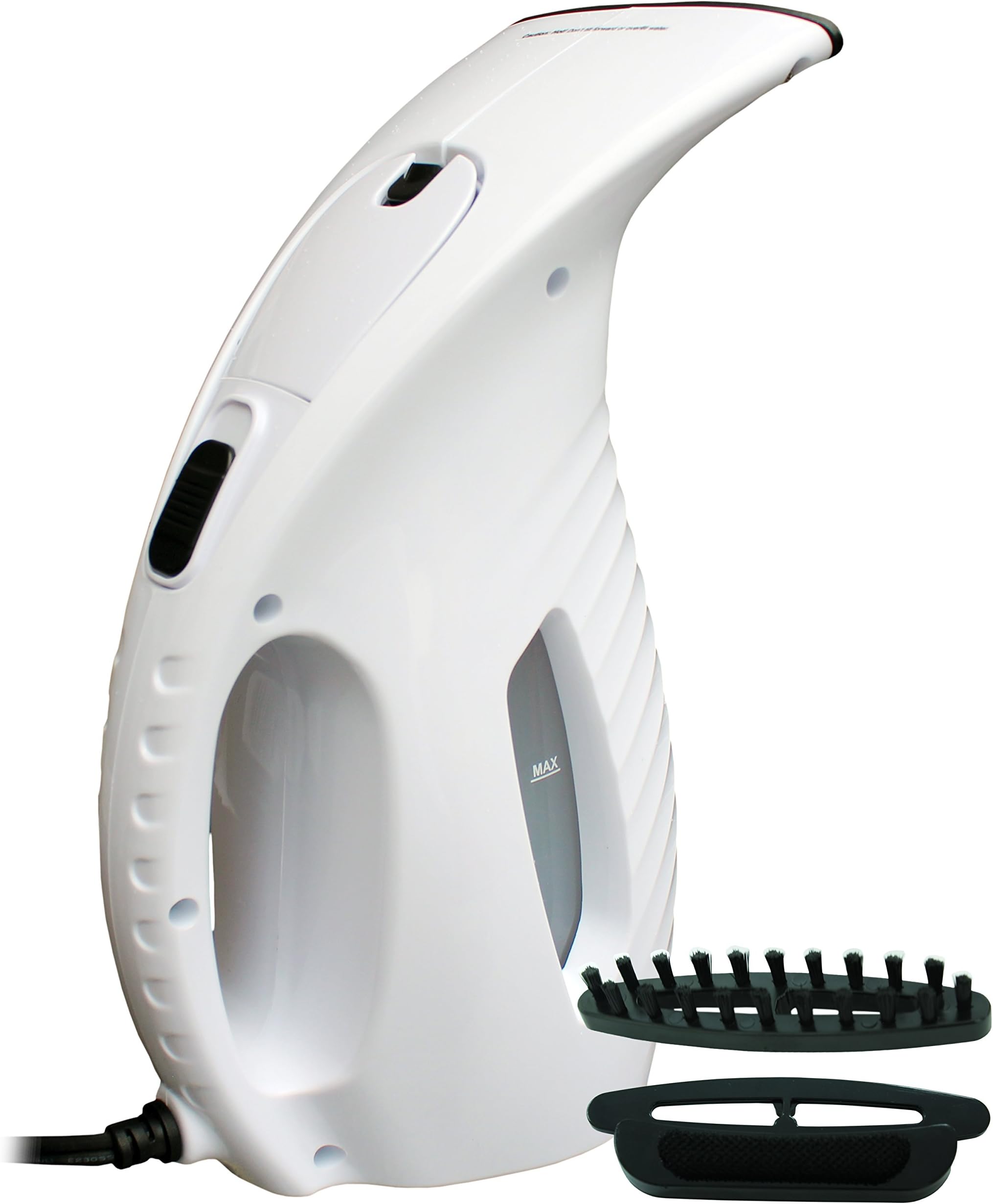 Wollin Handheld Fabric Steamer | Fast-Heat, Portable & High Capacity | Garment & Clothes Spit Free, Steam Cleaner for Travel & Home | Included 2 Brushes