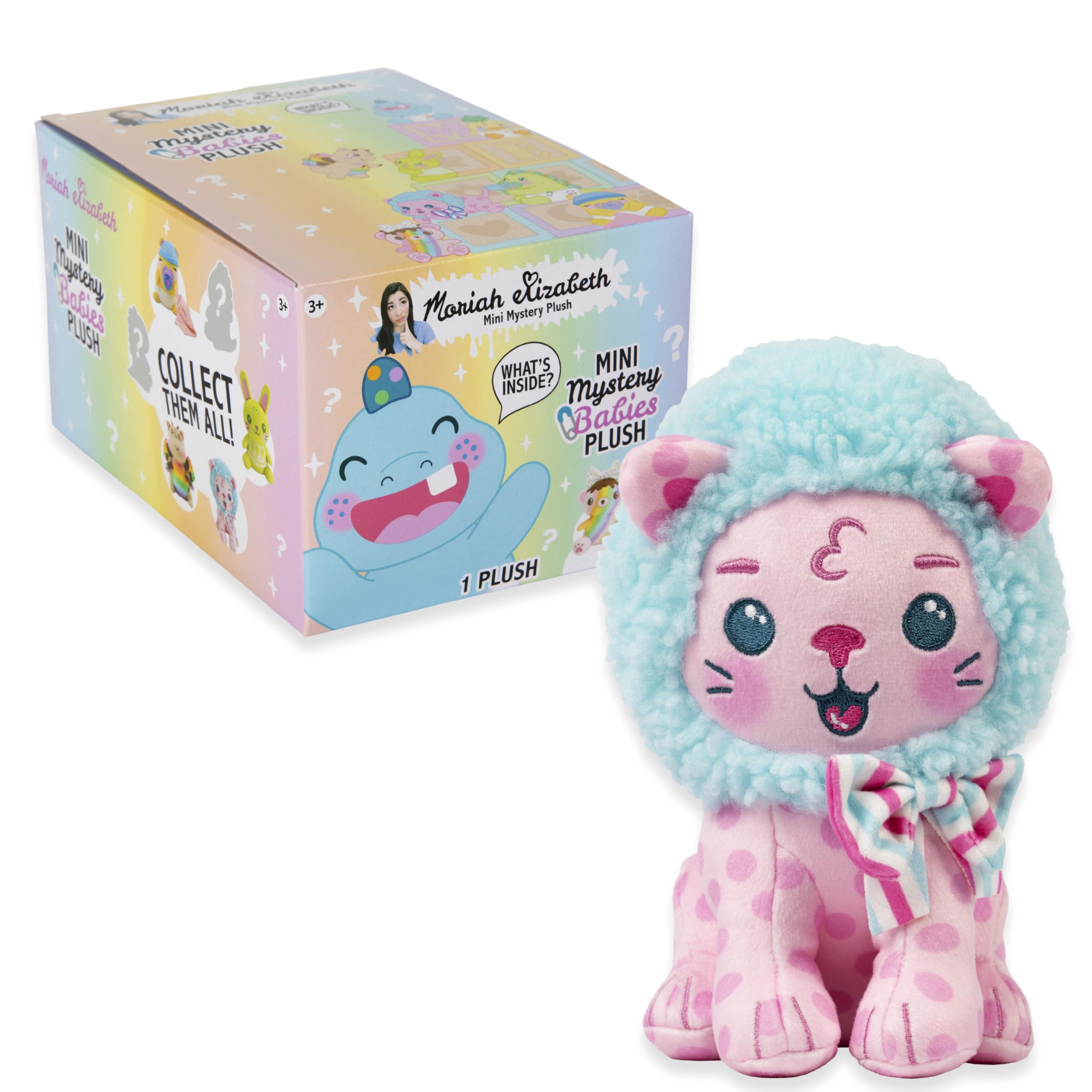 Moriah Elizabeth Mini tajemniczy plusz, seria 4, Baby Mystery Plush, YouTube Craft Channel, Blind Box, 1 z 8 możliwych, oficjalny produkt