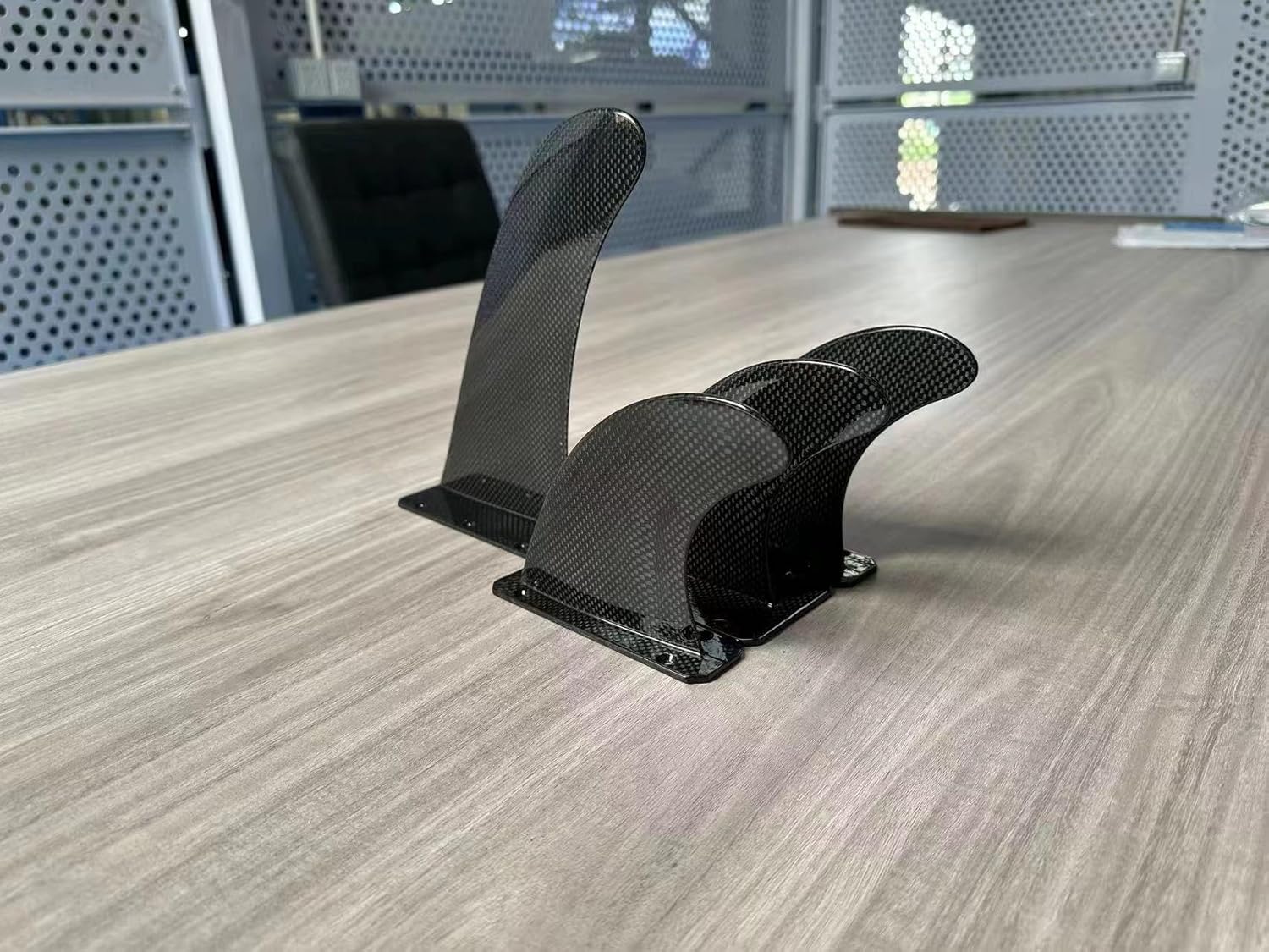 GOYOJO Carbon Fiber Detachable Fins for Electric Surfboard - Set of 4 Paddleboard Fins