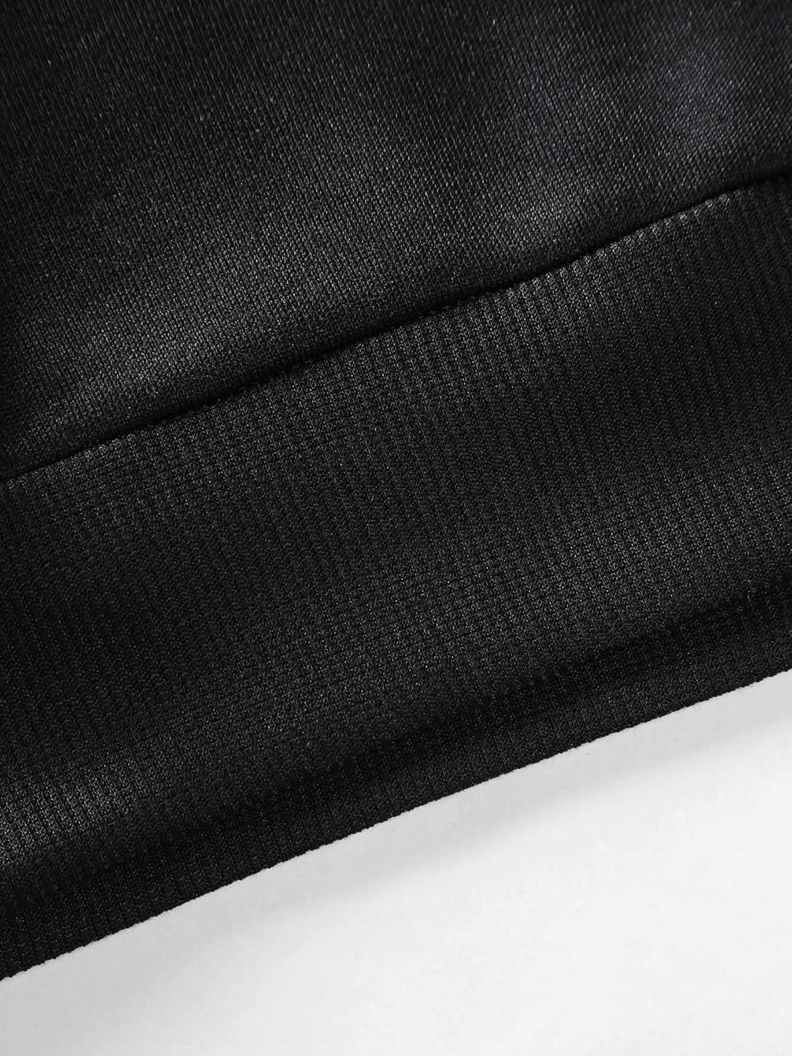 WDIRARA Men's 2 Pack Bear Print Pullovers Black and White Sweatshirt Round Neck Casual Long Sleeve Sweatshirts - Image 5