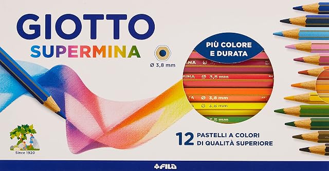 Foto 2 de 5 de Giotto Supermina 12pieza(s) - Lápiz (12 pieza(s)) , Modelos/colores Surtidos, 1 Unidad