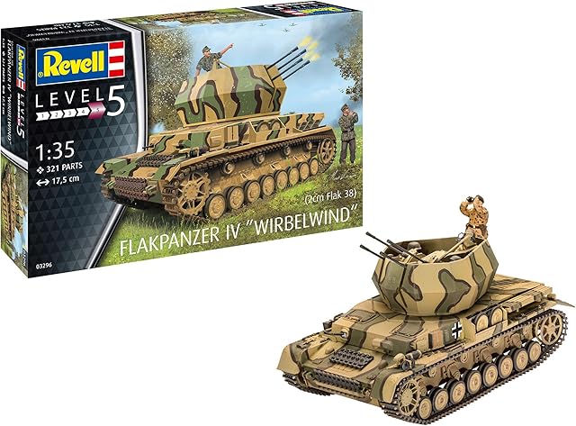 Revell RV03296 Flakpanzer IV Wirbelwind 1:35 Model kit