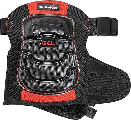 Hultafors Work Gear HT5267 - Rodilleras de gel de flujo de aire para trabajar con cojín de gel grueso en capas, ventilación de flujo de aire, espuma