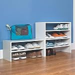 ClosetMaid 8993 Stackable 24-Inch Wide Horizontal Organizer, White