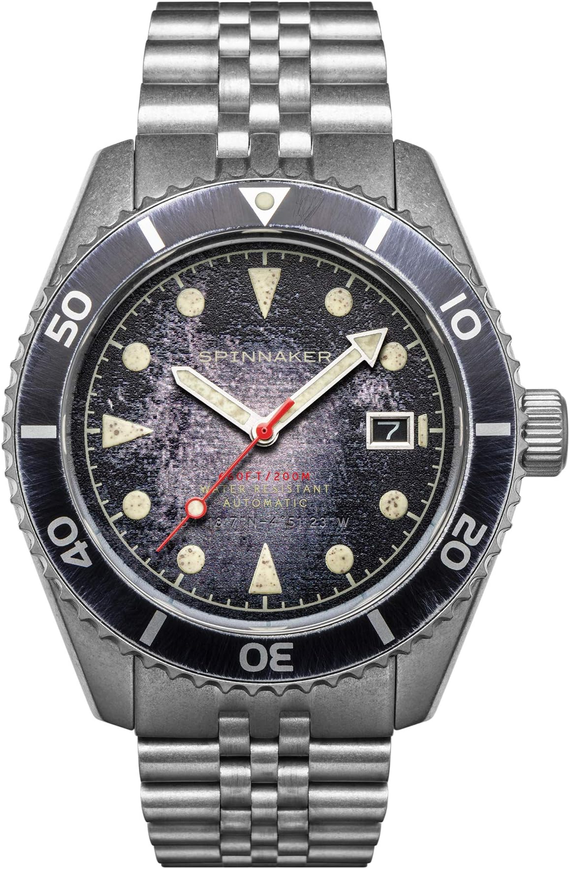 Spinnaker Hull Diver Orologio Automatico Uomo 42mm - Movimento Seiko NH35 - Quadrante Liberty Blue - Cinturino In Pelle O Acciaio - SP-5088