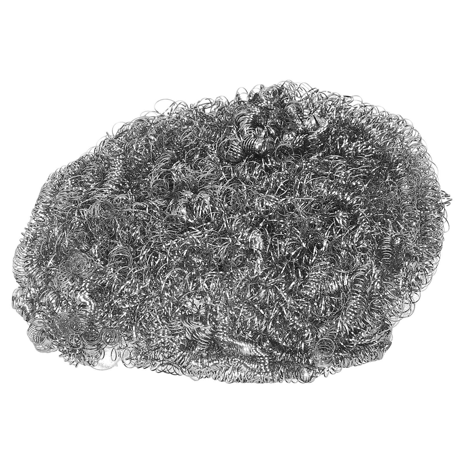 30PCS Stainless Steel Scrubber, Metal Scouring Pads, Cleaning Balls Scouring Balls for Pot Pan Cookware Cleaner, Kitchen Cleaner