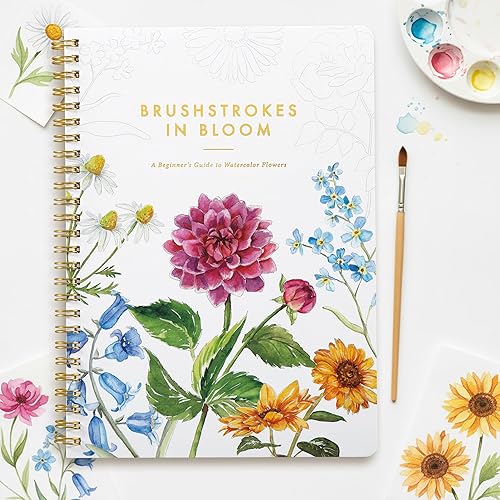 Beautiful Watercolor Workbook for Beginners - Relaxing & Easy to