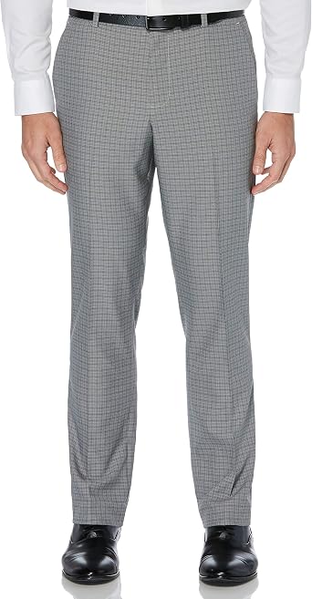 Amazon.com: Perry Ellis Pantalón de vestir elástico para hombre, ajuste  moderno, no necesita planchado : Ropa, Zapatos y Joyería