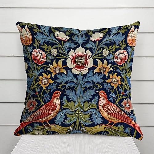 Vista 119 de ArogGeld Chinoiserie - Fundas de almohada escénicas asiáticas, estilo asiático, funda de almohada azul y verde Kelly, funda de cojín para decoración