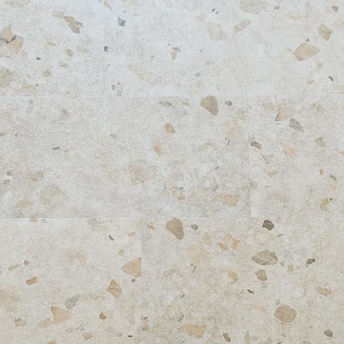Allure Colada Concrete Terrazzo Luxury Vinyl Tile Flooring, 22mil Wear Layer, Click and Lock Installation, Waterproof, 12" x 24" x 6.5mm, 12 Tiles per Case, 23.56 sqft