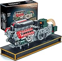 MOCBROPCS V12 Engine Model Kit That Runs: 2322PCS Powered Mechanical Building Set, STEM Technic Toy for Adults Teens 14+