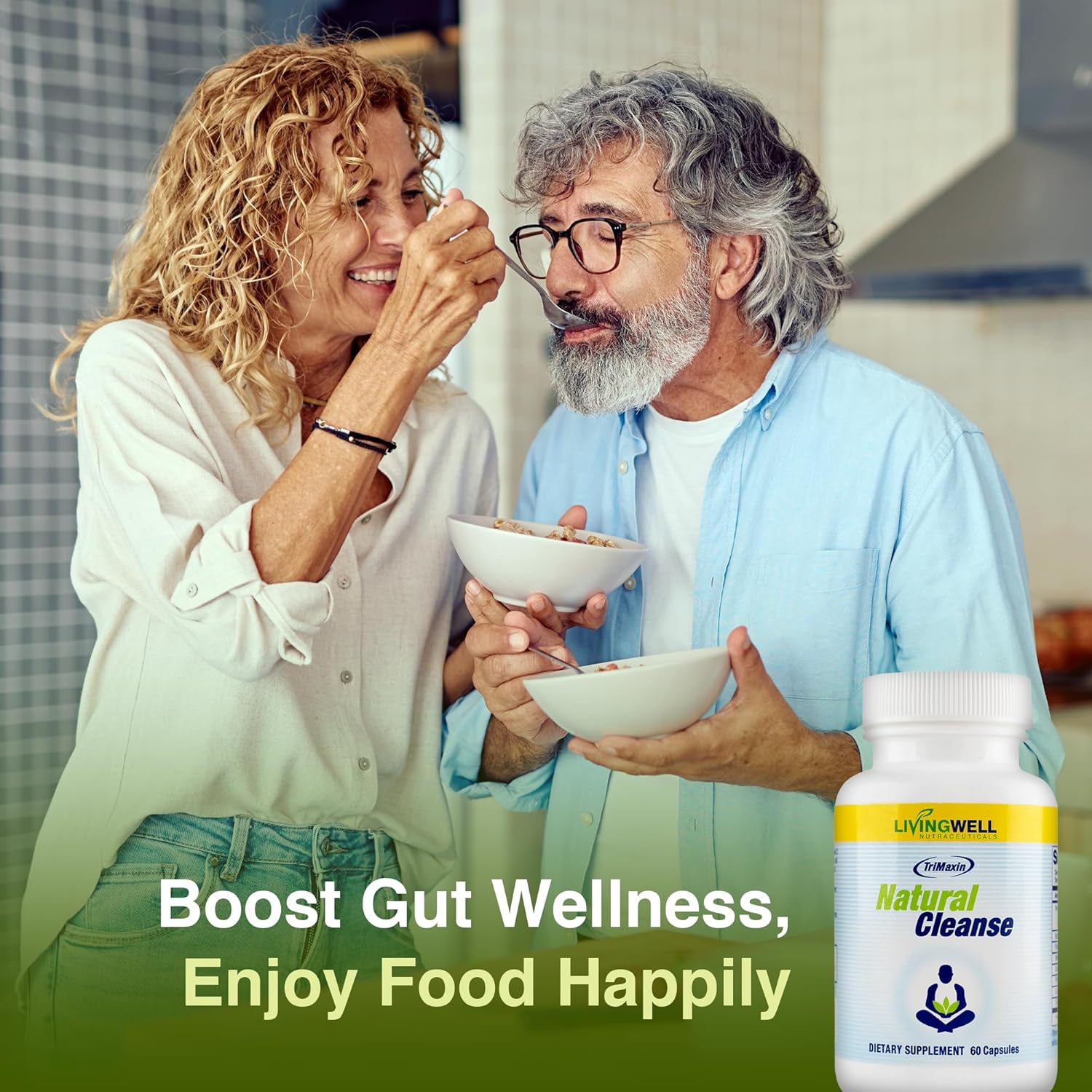 HEAL-N-SOOTHE and Natural Cleanse Dietary Supplement Bundle - Proteolytic Enzymes Formula with Turmeric, Bromelain, & Boswellia for Joint Support, Buckthorn Bark, Psyllium Husk, Milk Thistle, & Ginger - Image 7