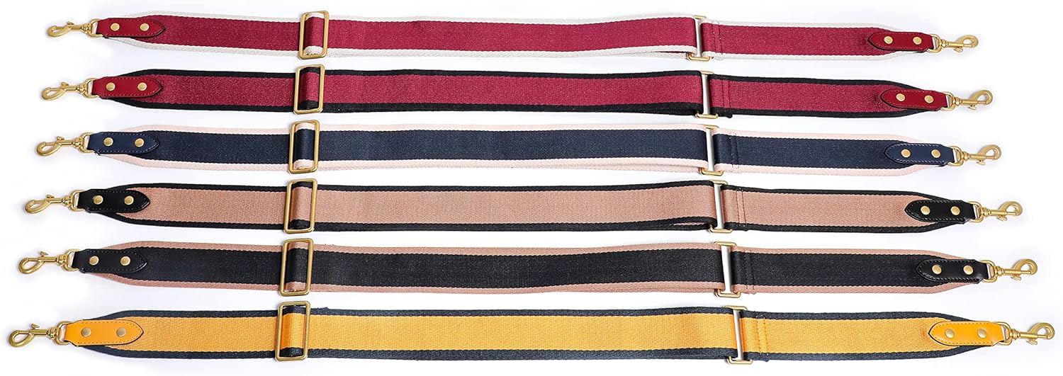 Miniatura 7 de GOXTECH Purse Strap Replacement Crossbody Handbag Stripe Wide Adjustable