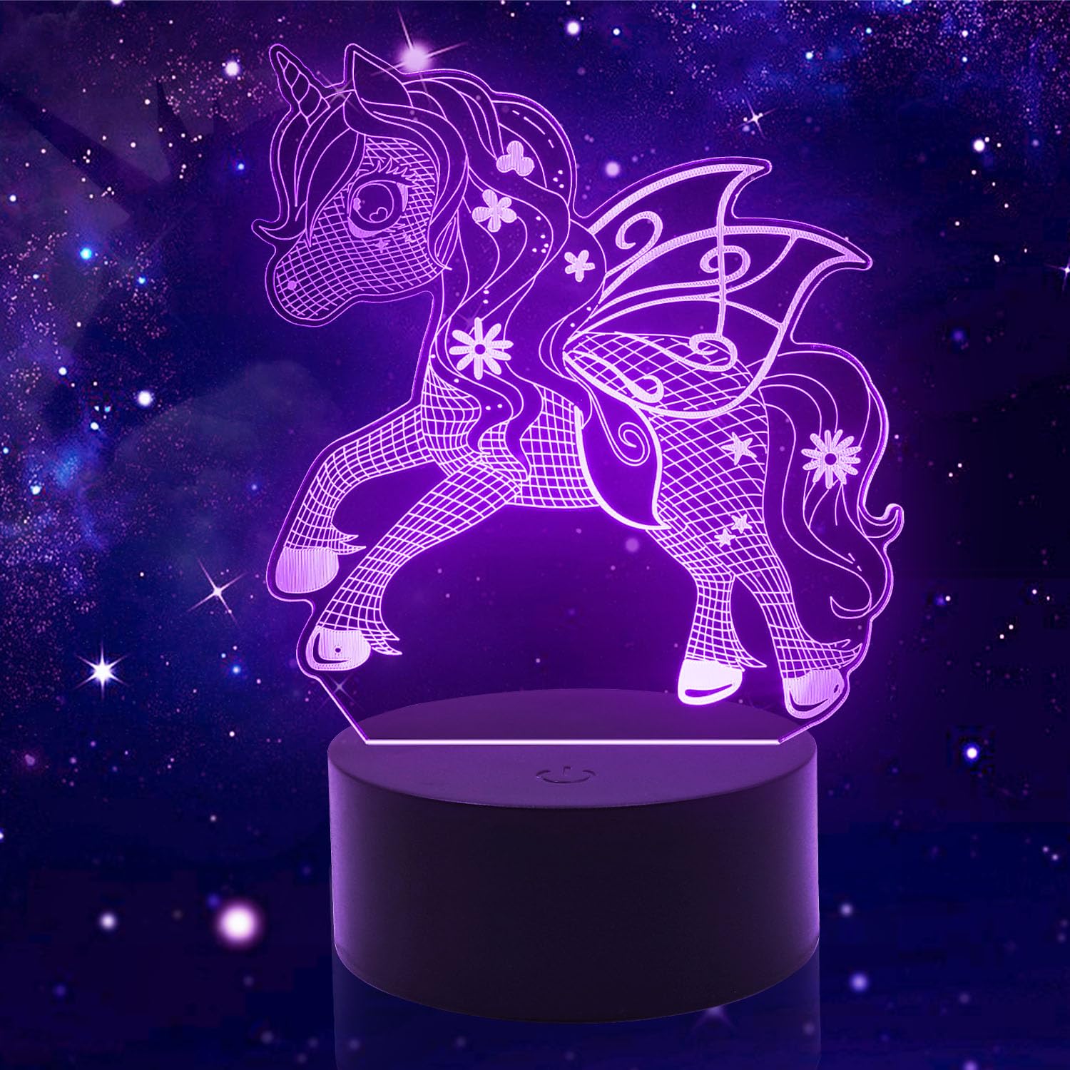 AIRUEEK Nachtlicht Steckdose mit Dämmerungssensor - einhorn geschenke für mädchen spielzeug einhörner lampe geschenk 14 jahre 16 barbie