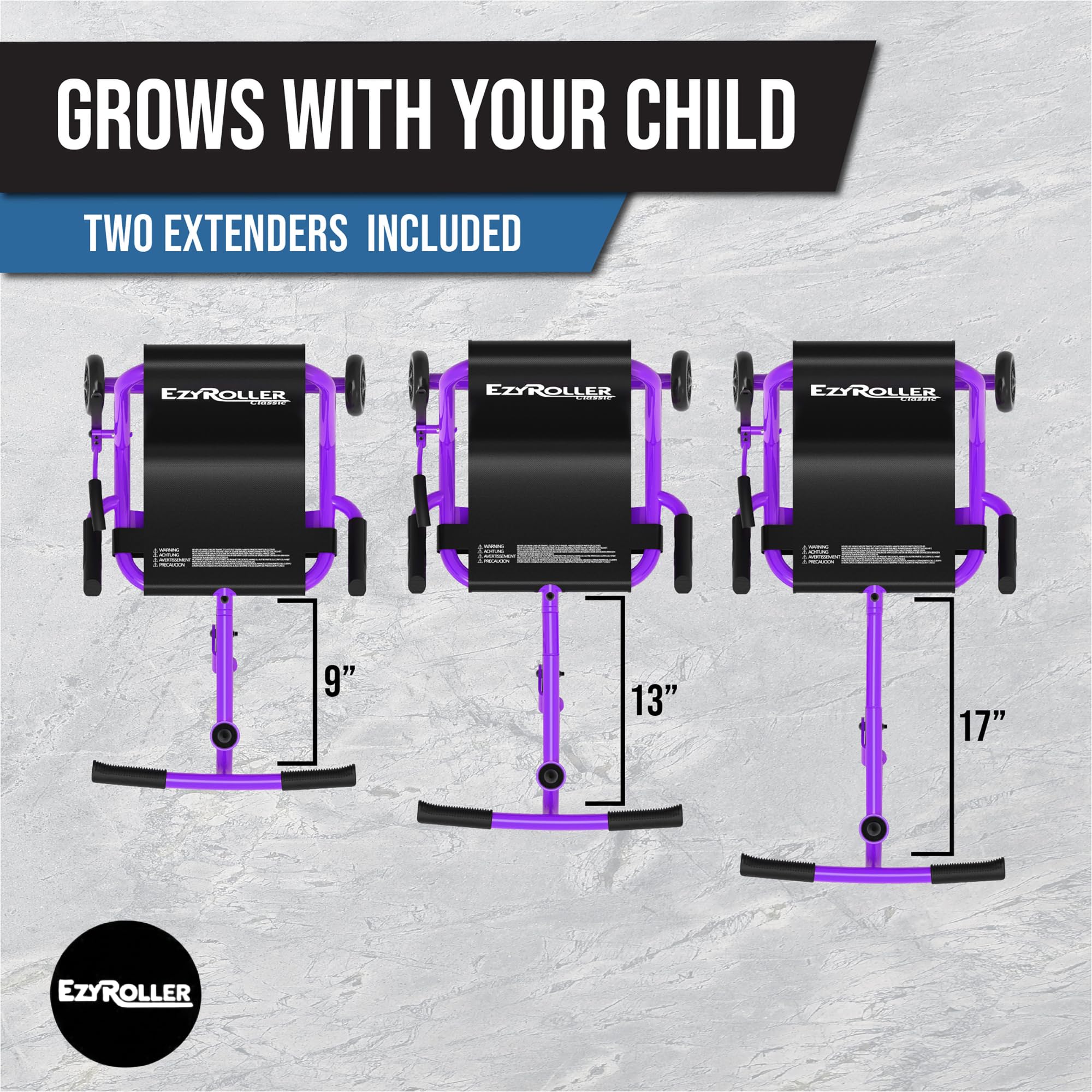 EzyRoller Classic Ride On - Purple by Ezyroller