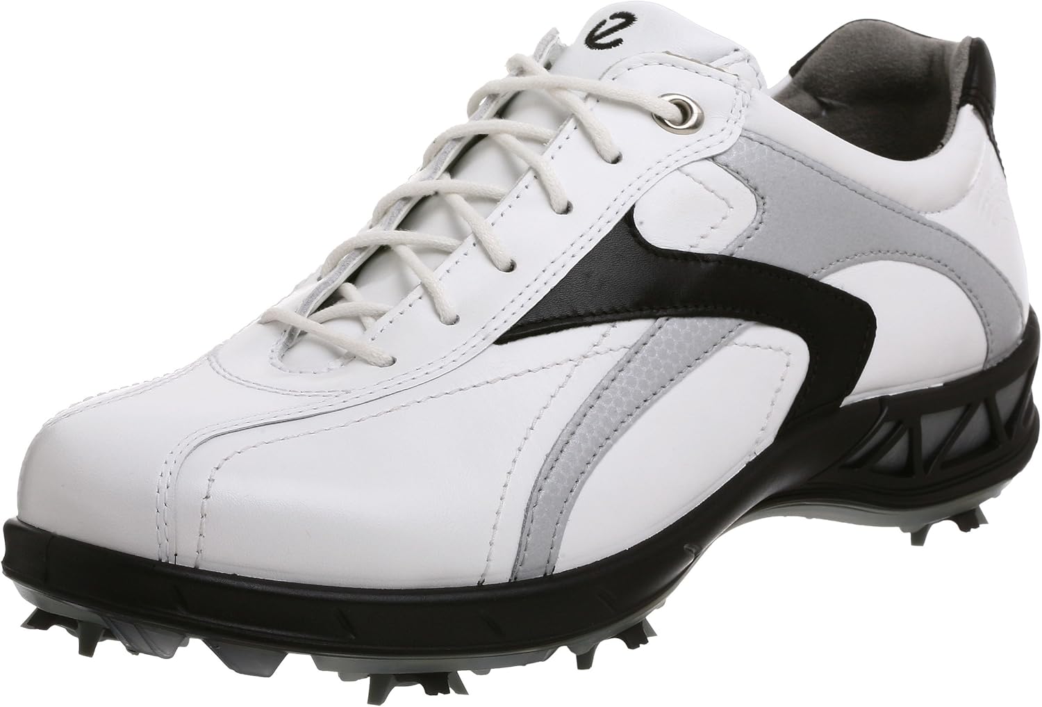 ECCO Women's Ace Hydromax Golf Shoe,White/Meadow/Silver,39 EU (US Women's 88.5 M